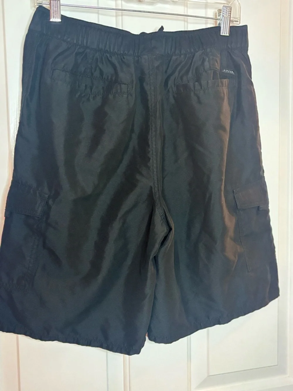 EUC RIPCURL Men's Black Cargo Super soft Board Shorts - Size XL